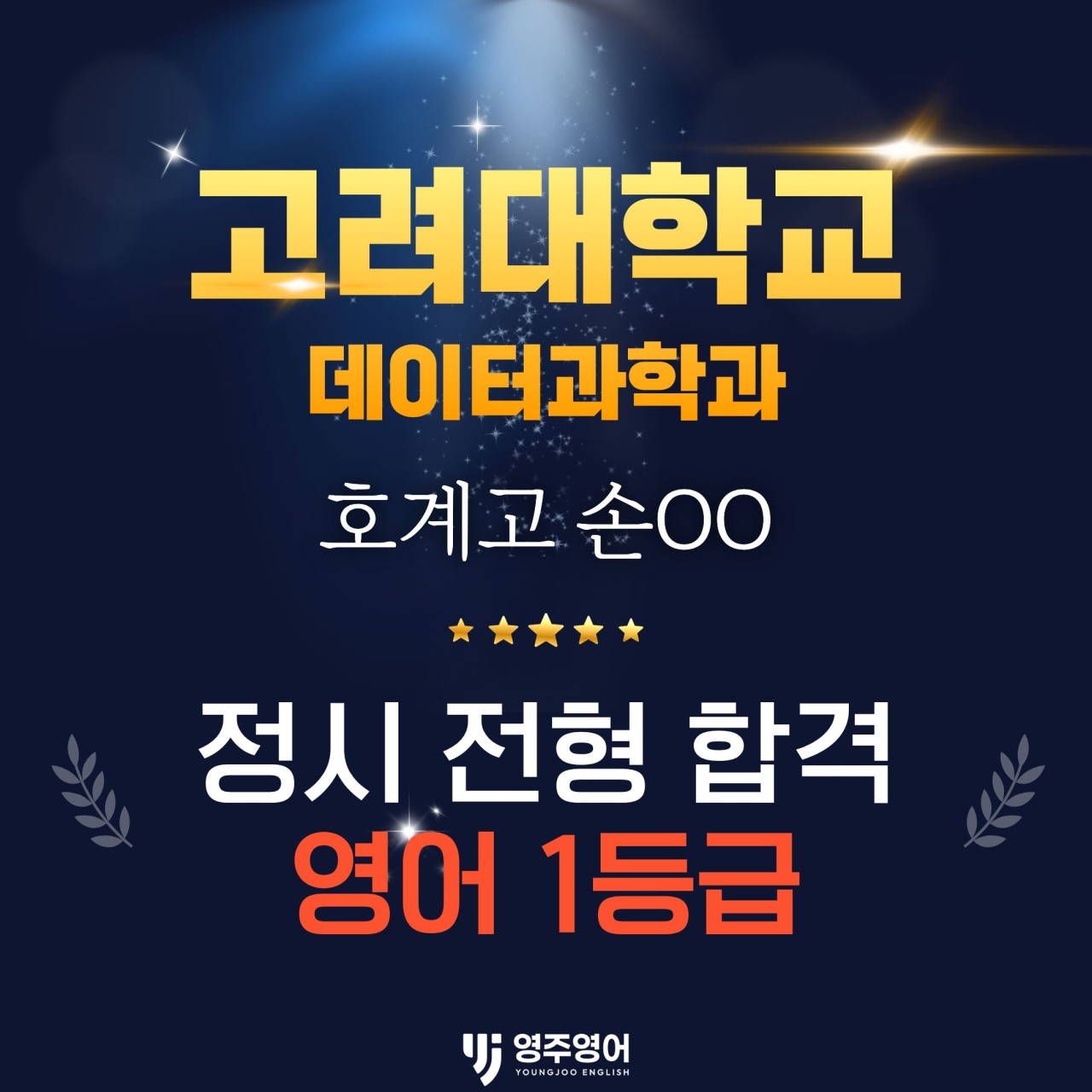 고려대학교 데이터과학과 정시 합격